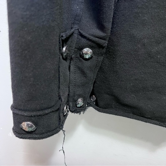 Neon Buddha Black Fleece Jacket Size Large - Picture 9 of 11